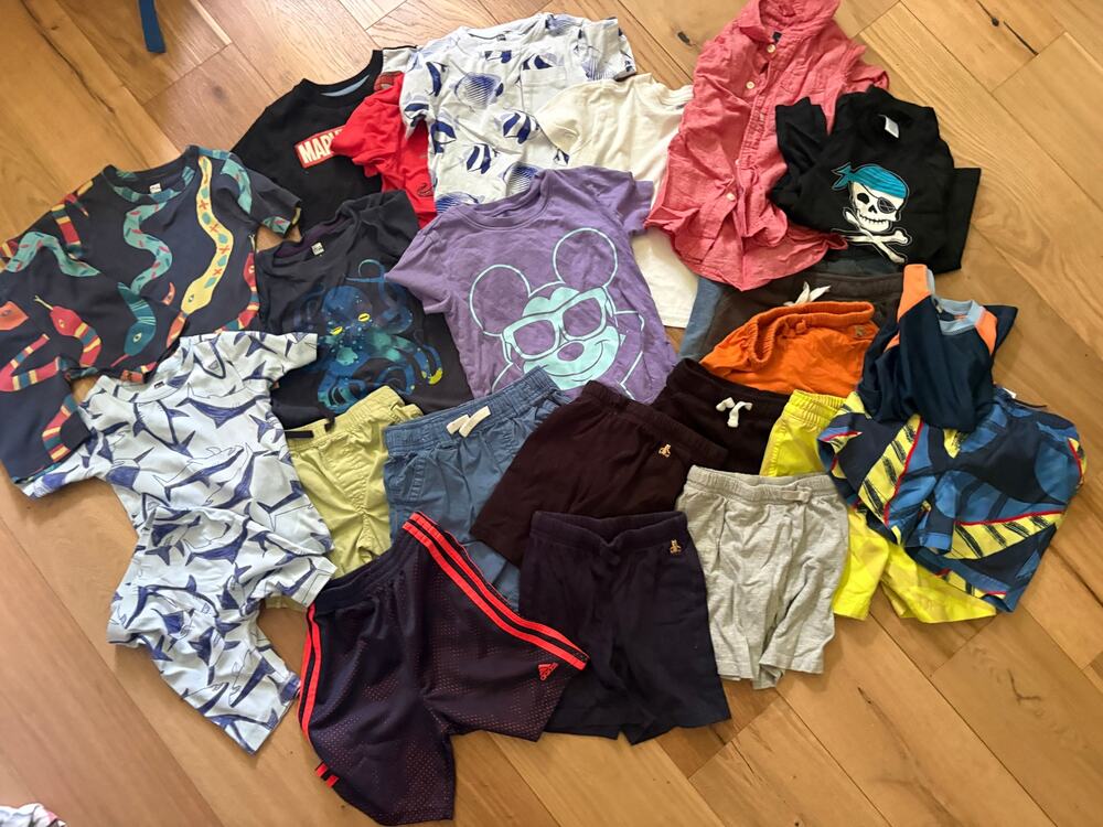 Tea Collection Gap Disney Boy 4 4T Clothing Lot Shorts Tees 25 Pieces PJ Swim